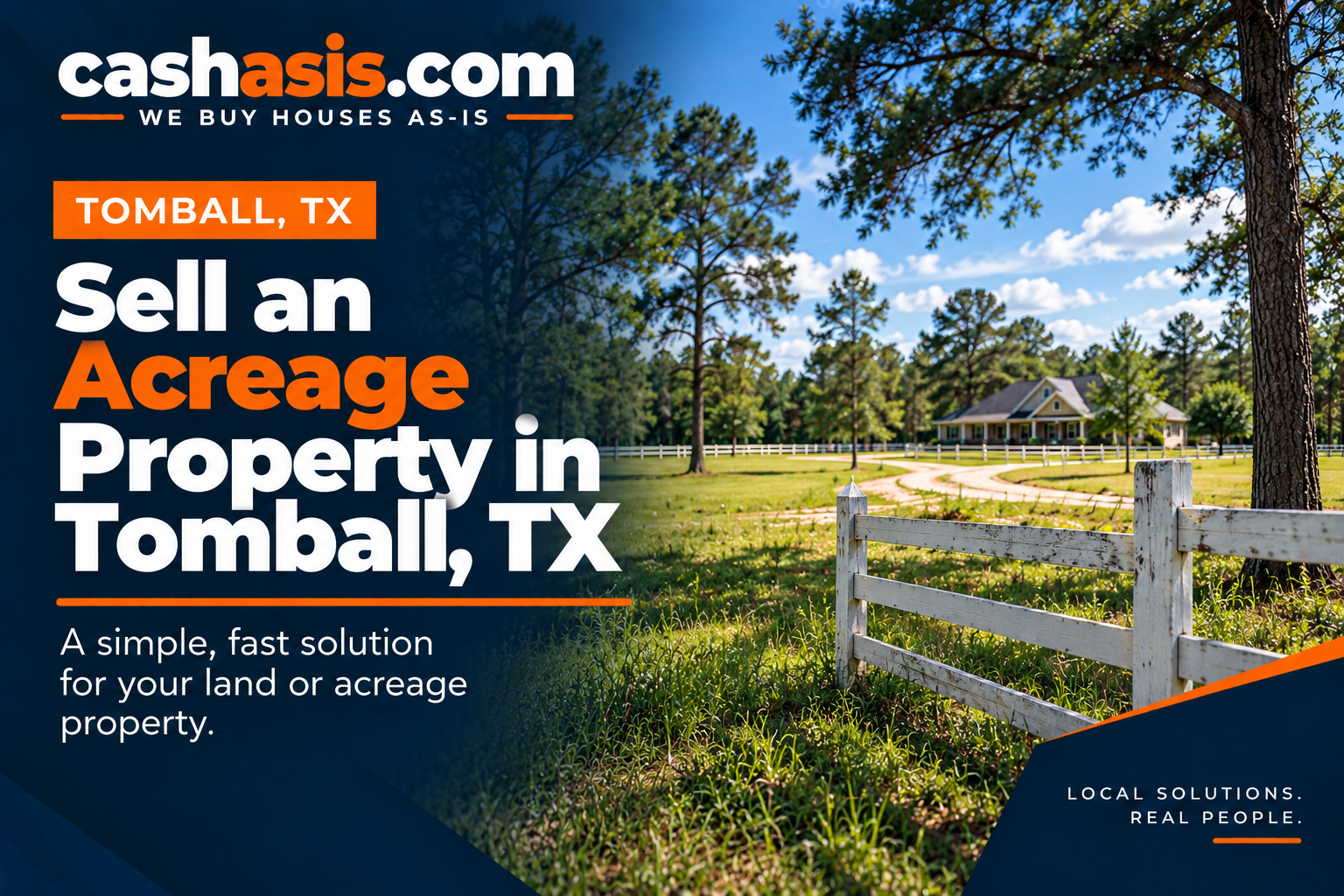 Sell an Acreage Property in Tomball, TX